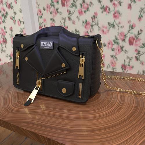 Moschino Leather Jacket Bag preview image
